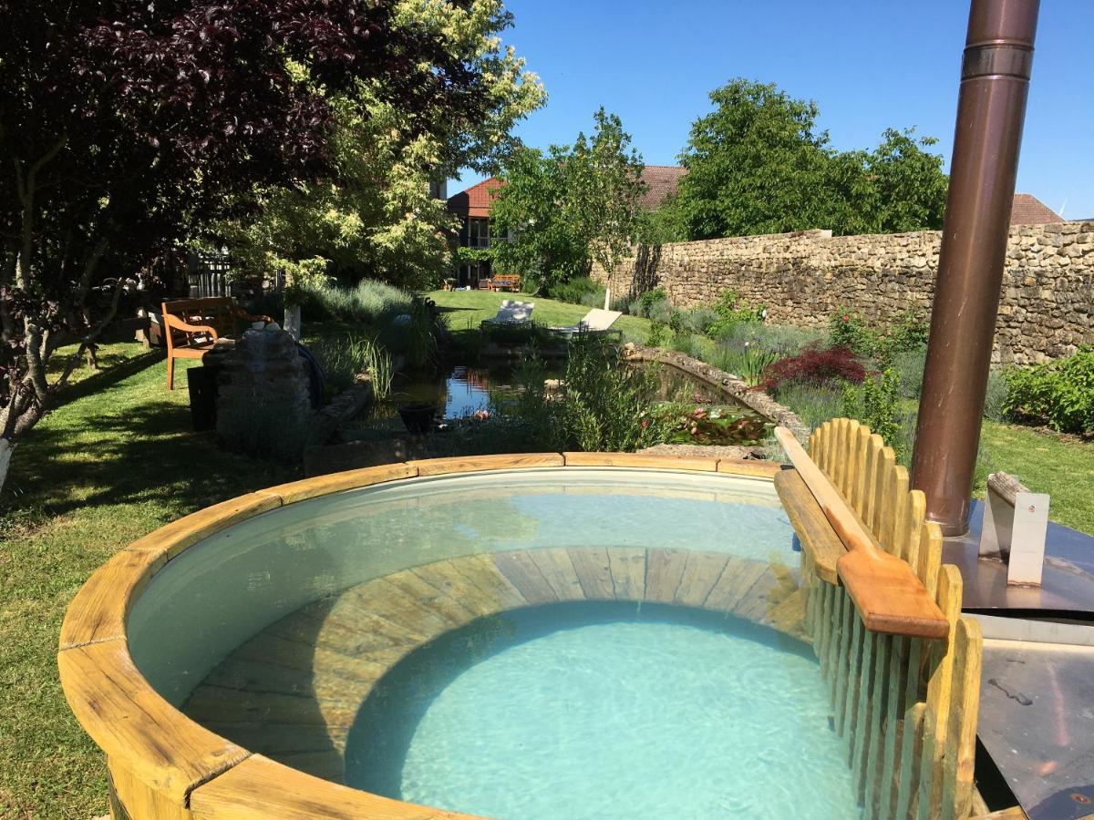 Domaine De La Mance - Maisonnette Avec Cheminee Vitrey-sur-Mance Exteriör bild